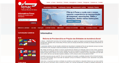 Desktop Screenshot of fenac.org.br