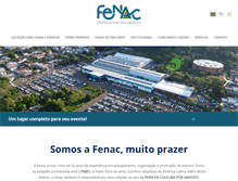 Tablet Screenshot of fenac.com.br